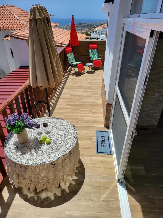 Bungalow Private Pool Bbq Air Conditioning Stunning Ocean View Costa Adeje  Exterior foto